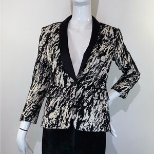 RAG & BONE Harper Tuxedo Jacquard Blazer Jacket Size: 00
